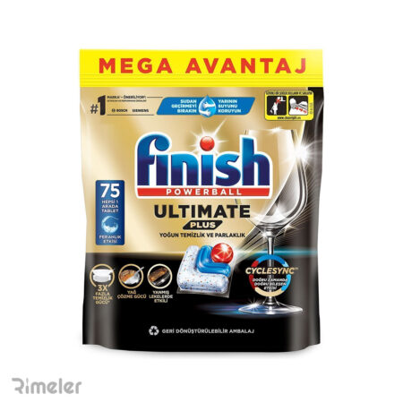 قرص ماشین ظرفشویی فینیش مدل Ultimate Plus Hepsi 1 Arada بسته 75 عددی