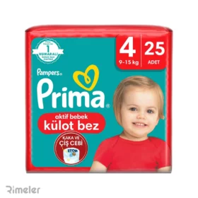 پوشک بچه شورتی پریما سایز 4 بسته 25 عددی پوشک بچه شورتی پریما سایز 4 بسته 25 عددی