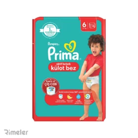 پوشک بچه شورتی پریما سایز 6 بسته 18 عددی پوشک بچه شورتی پریما سایز 6 بسته 18 عددی