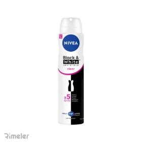 اسپری ضد تعریق زنانه نیوآ مدل Black & White Invisible Clear حجم 250 میل اسپری ضد تعریق زنانه نیوآ مدل Black & White Invisible Clear حجم 250 میل