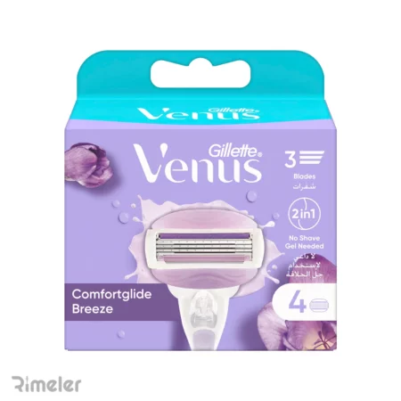 تیغ یدک خودتراش زنانه ژیلت مدل Comfortglide Breeza تعداد 4 عددی