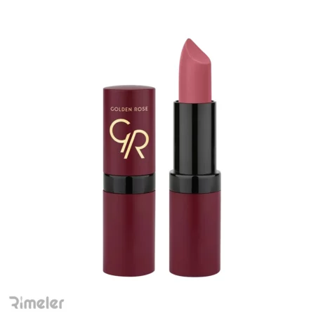رژلب مات گلدن رز سری Velvet Matte وزن 4.2 گرم – Grvm 12