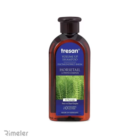 شامپو گیاهی حجم دهنده مو ترسان Tresan حاوی عصاره گیاه دم اسب مناسب موهای نازک و ضعیف 300 میل