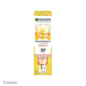 فلوئید ضد آفتاب گارنیر +SPF50 رنگی حاوی ویتامین C حجم 40 میل