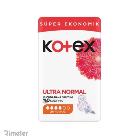 نوار بهداشتی کوتکس مدل Ultra Normal سایز نرمال بسته 24 عددی